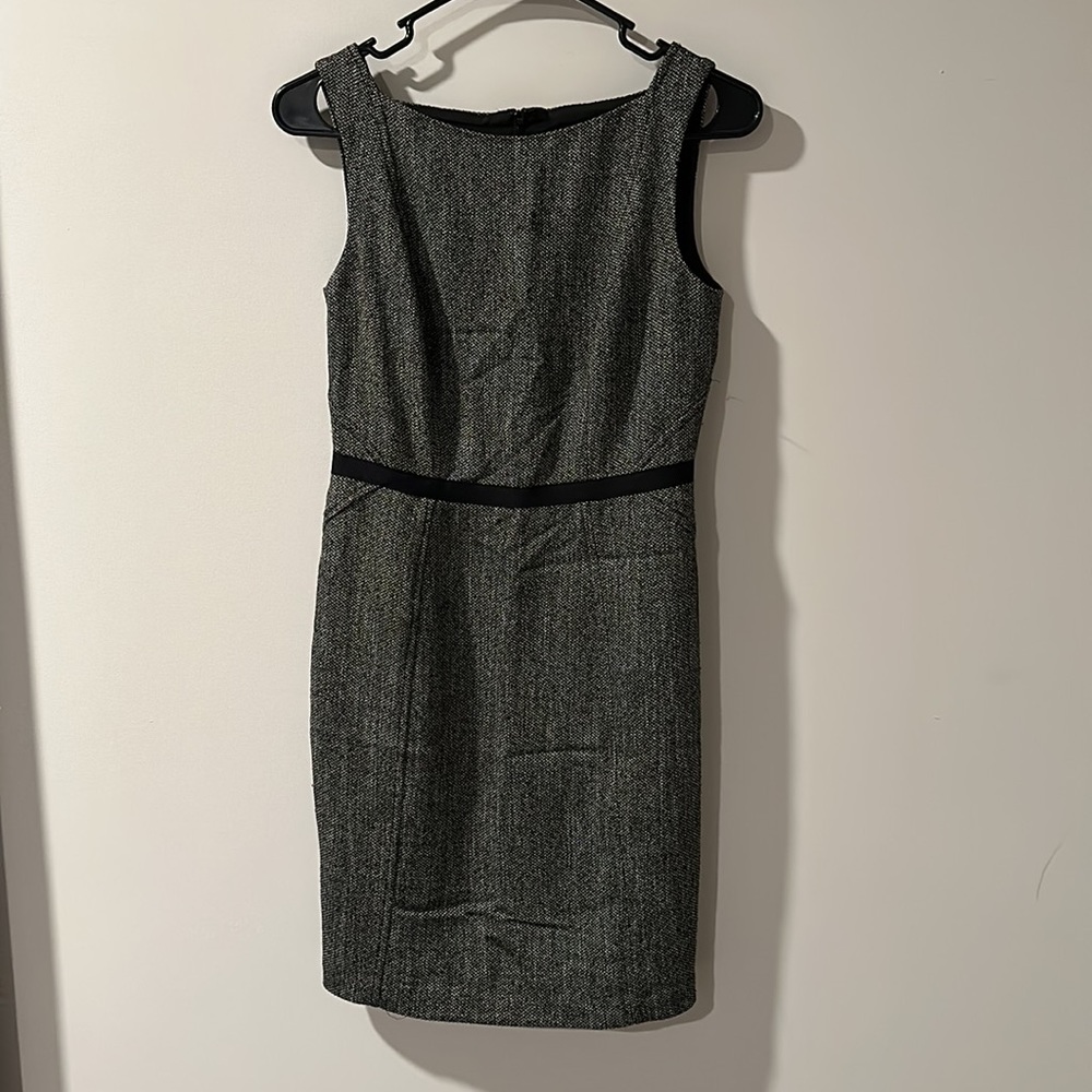 Loft brand black and white business casual dress